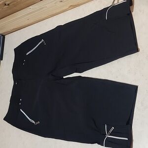 Jamie sadock Bermuda shorts black size 4 nylon spandex